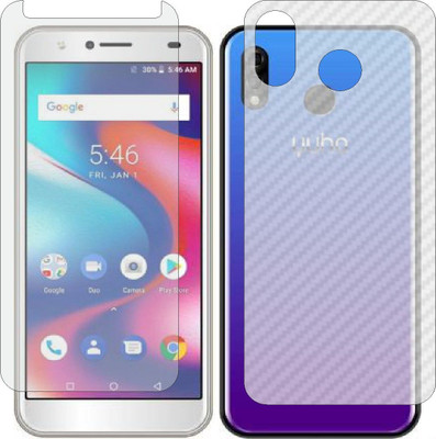 Fasheen Front and Back Tempered Glass for YUHO O2 PRO(Pack of 2)