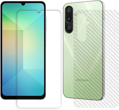 SOMTONE Front and Back Tempered Glass for Samsung Galaxy M16 5G Tempered Glass Screen Protector | Anti-Scratch | Edge to Edge Full Coverage | 9H Hardness (1 FRONT TEMPERED GLASS PROTECTOR + 1 BACK CARBON FIBER SKIN)(Pack of 1) SOMTONE Front and Back Tempered Glass for Samsung Galaxy M16 5G Tempered Glass Screen Protector | Anti-Scratch | Edge to Edge Full Coverage | 9H Hardness (1 FRONT TEMPERED GLASS PROTECTOR + 1 BACK CARBON FIBER SKIN)(Pack of 1)