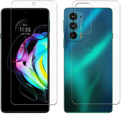 ARBAN Front and Back Tempered Glass for Motorola Edge (2021) Front Back Flexible Tempered Glass(Pack of 1)