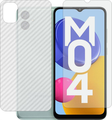Fasheen Front and Back Tempered Glass for SAMSUNG GALAXY M04(Pack of 2)