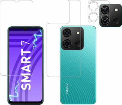 Vatsin Front and Back Tempered Glass for Itel A60(Pack of 3)
