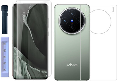 4 YARDS Front and Back Tempered Glass for Vivo X200 5G(Pack of 1)
