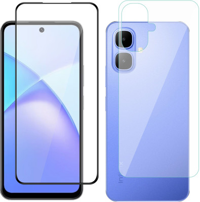 Ten To 11 Front and Back Tempered Glass for Infinix Smart 10(Pack of 2)