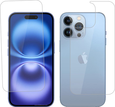 Ten To 11 Front and Back Tempered Glass for Apple iPhone 16 Pro Max(Pack of 2)
