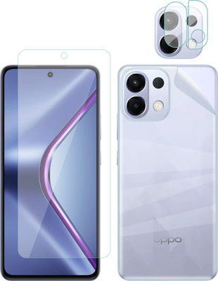 Vatsin Front and Back Tempered Glass for OPPO K13 5G, Oppo K13 5G [With Rear Camera Lens Guard](Pack of 3)