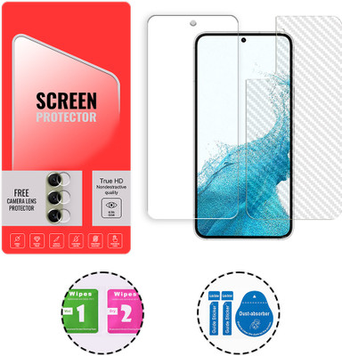 ARBAN Front and Back Tempered Glass for Samsung Galaxy S22 5G (1 FREE CAMERA LENS) WITH FRONTBACK SCREEN PROTECTOR(Pack of 1)
