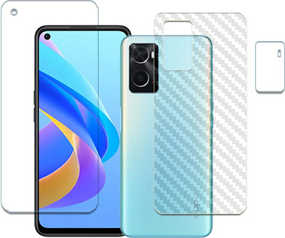 20SKY Front and Back Tempered Glass for Oppo A76 FRONTBACK AND CAMERA LENS SCREEN GUARD(Pack of 1)