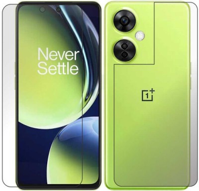 S9HUB Front and Back Tempered Glass for ONEPLUS NORD CE 3 LITE 5G(Pack of 2)