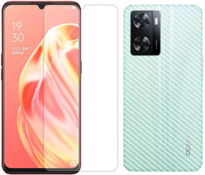 NEMIZI Front and Back Tempered Glass for Oppo A57 5G(Pack of 2)