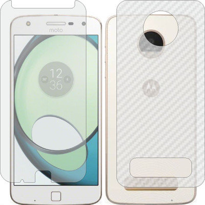 MOBART Front and Back Tempered Glass for MOTO Z PLAY STYLE MOD(Pack of 2)