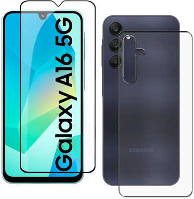 4 YARDS Front and Back Tempered Glass for Samsung Galaxy A16 5G (D-Plus)(Pack of 1)
