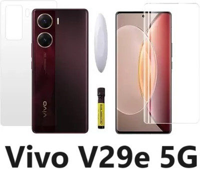 LIKEDESIGN Front and Back Tempered Glass for Vivo V29e 5G(Pack of 1)
