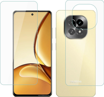 Vatsin Front and Back Tempered Glass for Realme C63 5G(Pack of 2)