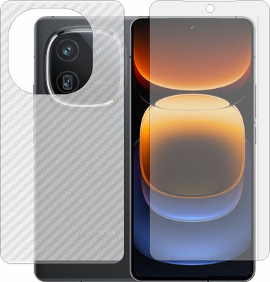 MOBART Front and Back Tempered Glass for Iqoo 12 V2307A(Pack of 2)