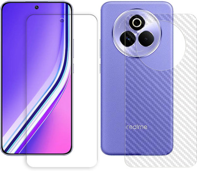 SOMTONE Front and Back Tempered Glass for Realme P3 Pro 5G Tempered Glass Screen Protector | Anti-Scratch | Edge to Edge Full Coverage | 9H Hardness (1 FRONT TEMPERED GLASS PROTECTOR + 1 BACK CARBON FIBER SKIN)(Pack of 1) SOMTONE Front and Back Tempered Glass for Realme P3 Pro 5G Tempered Glass Screen Protector | Anti-Scratch | Edge to Edge Full Coverage | 9H Hardness (1 FRONT TEMPERED GLASS PROTECTOR + 1 BACK CARBON FIBER SKIN)(Pack of 1)