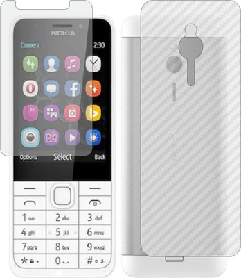 MOBART Front and Back Tempered Glass for NOKIA 230 DUAL SIM(Pack of 2)