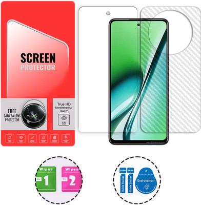 ARBAN Front and Back Tempered Glass for itel RS4 (1 FREE CAMERA LENS) WITH FRONTBACK SCREEN PROTECTOR(Pack of 1)