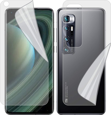 ZINGTEL Front and Back Tempered Glass for MI 10 ULTRA (Edge To Edge TPU Full Coverage)(Pack of 1)