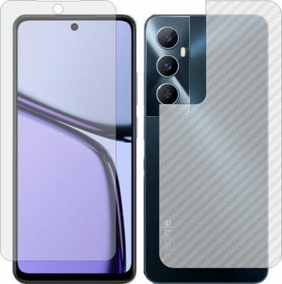 Mobling Front and Back Tempered Glass for Realme C65(Pack of 2)