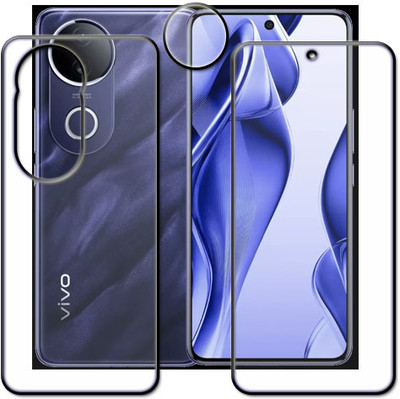 tombik Front and Back Tempered Glass for 109gc-Vivo T4R 5G-fb,lens(Pack of 3)