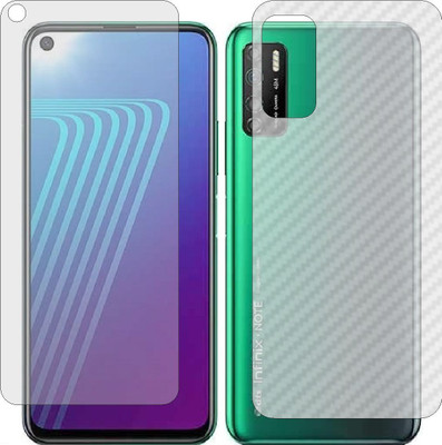 MOBART Front and Back Tempered Glass for INFINIX NOTE 7 LITE(Pack of 2)