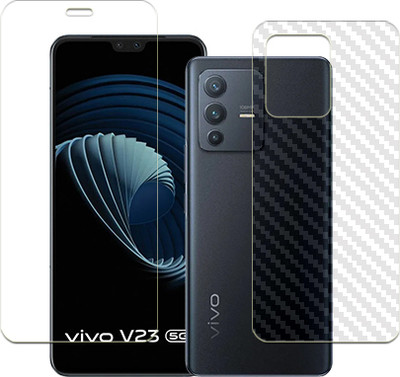 SOMTONE Front and Back Tempered Glass for vivo V23 Pro 5G FRONT BACK(Pack of 1)