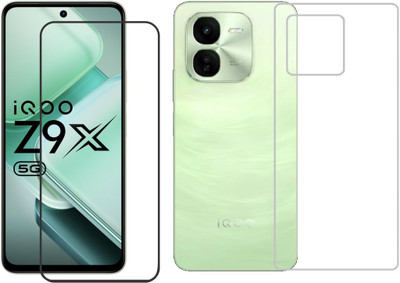 4 YARDS Front and Back Tempered Glass for Iqoo Z9x 5g (11-D)(Pack of 1)