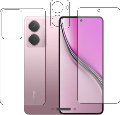 chakoor Front and Back Tempered Glass for Realme p3 5g(Pack of 3)