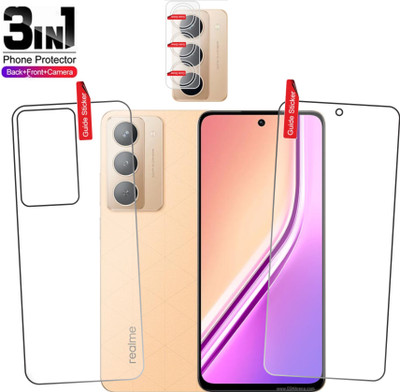 Clickbit Front and Back Tempered Glass for Realme P3x 5G(Pack of 3)