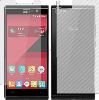 Fasheen Front and Back Tempered Glass for XOLO BLACK 1X (Front Matte Finish & Back 3d Carbon Fiber)(Pack of 2)