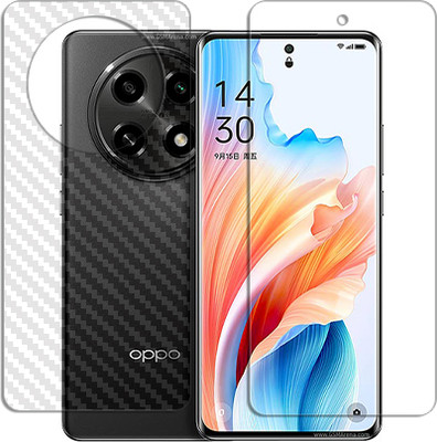 MUTAALI Front and Back Tempered Glass for Oppo A2 Pro(Pack of 1)
