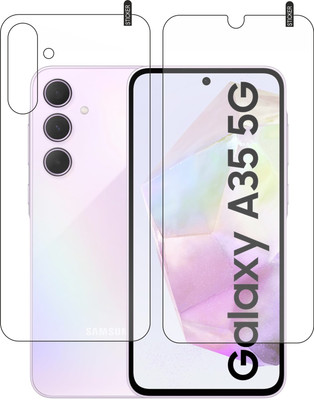 DORADO SHIELD Front and Back Tempered Glass for Samsung Galaxy A35 5G(Pack of 2)