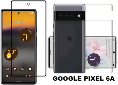 AKSHUD Front and Back Tempered Glass for Google Pixel 6A (6.1 inch)(Pack of 1)