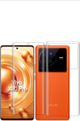 MUTAALI Front and Back Tempered Glass for VIVO X80 PRO(Pack of 1)