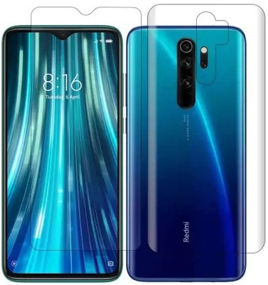 WowSimp Front and Back Tempered Glass for Redmi Note 8 Pro(Pack of 1)