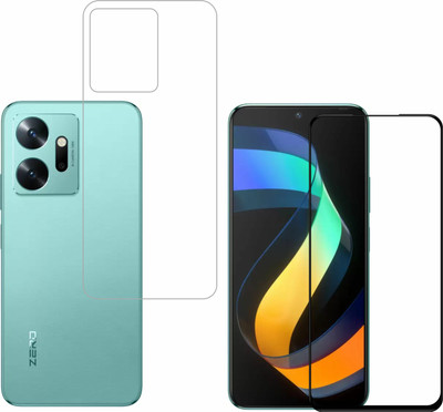 Ten To 11 Front and Back Tempered Glass for infinix zero 20(Pack of 2)