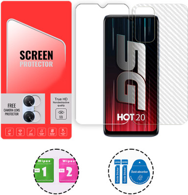 ARBAN Front and Back Tempered Glass for Infinix Hot 20 5G (1 FREE CAMERA LENS) WITH FRONTBACK SCREEN PROTECTOR(Pack of 1)