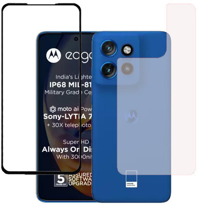AARERED Front and Back Tempered Glass for MOTOROLA EDGE 50 NEO, MOTO EDGE 50 NEO, motorola edge 50 neo, moto edge 50 neo(Pack of 1)