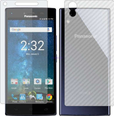 Fasheen Front and Back Tempered Glass for PANASONIC ELUGA TURBO (Front Matte Finish & Back 3d Carbon Fiber)(Pack of 2)