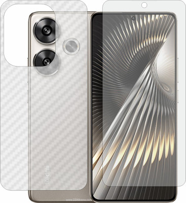 Mobling Front and Back Tempered Glass for Xiaomi Redmi Turbo 3(Pack of 2)