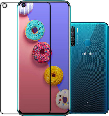 MUTAALI Front and Back Tempered Glass for Infinix S5(Pack of 1)
