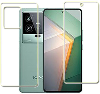 MUTAALI Front and Back Tempered Glass for vivo iQOO 11(Pack of 1)