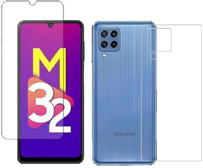 4 YARDS Front and Back Tempered Glass for Samsung Galaxy M32 4G(Pack of 1)