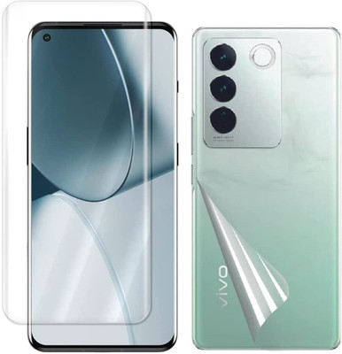 ECMERED Front and Back Screen Guard for Vivo V27, Vivo V27 5G(Pack of 1)