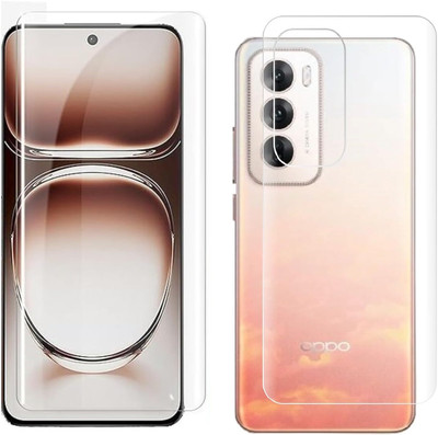 4 YARDS Front and Back Tempered Glass for Oppo Reno 12 5G(Pack of 1)