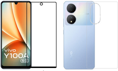 4 YARDS Front and Back Tempered Glass for Vivo Y100A 5G (D-Plus)(Pack of 1)