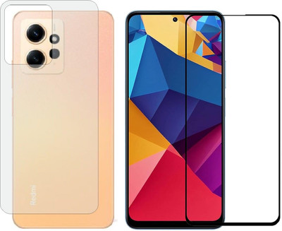 4 YARDS Front and Back Tempered Glass for REDMI NOTE 12 4G (D-Plus)(Pack of 1)