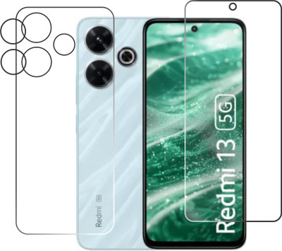 chakoor Front and Back Tempered Glass for Redmi 13 5G(Pack of 2)