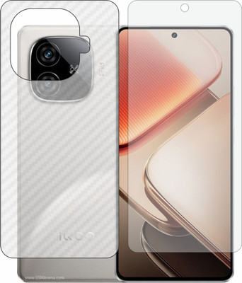 MOBART Front and Back Tempered Glass for Iqoo Z9 Turbo Plus 5G V2417A(Pack of 2)