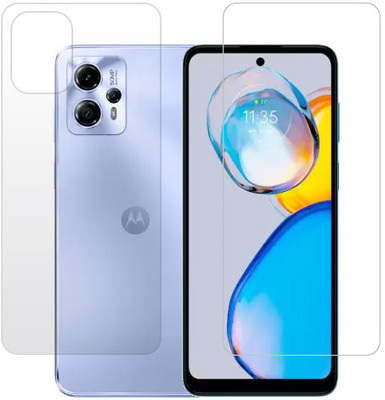 HOBBYTRONICS Front and Back Tempered Glass for MOTOROLA g13, Moto G13(Pack of 1)